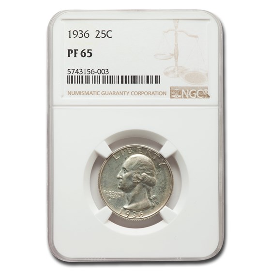 1936 Washington Quarter PF-65 NGC 1936 Washington Quarter PF-65 NGC